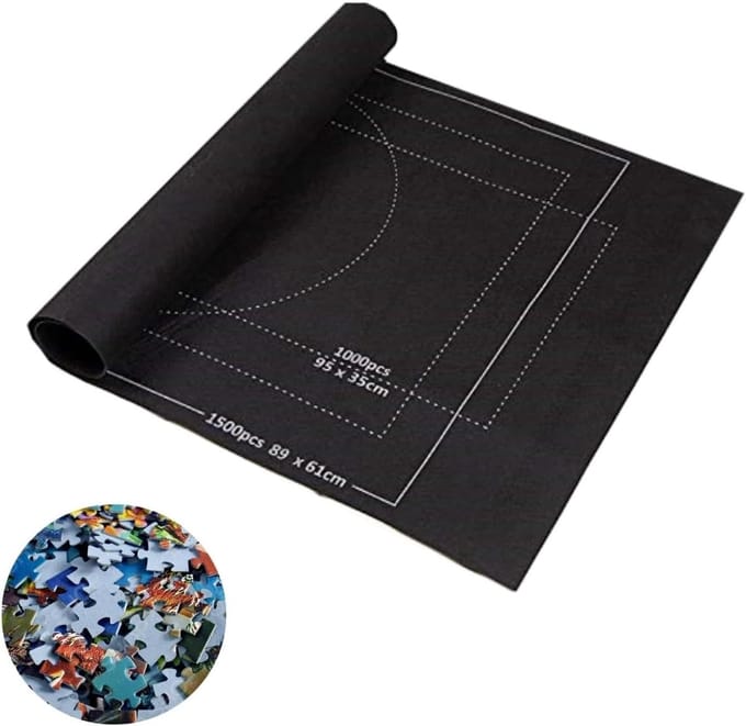 Draagbare Puzzelmat voor 1500 Stukjes - 89 x 61 cm - Praktische Opbergoplossing