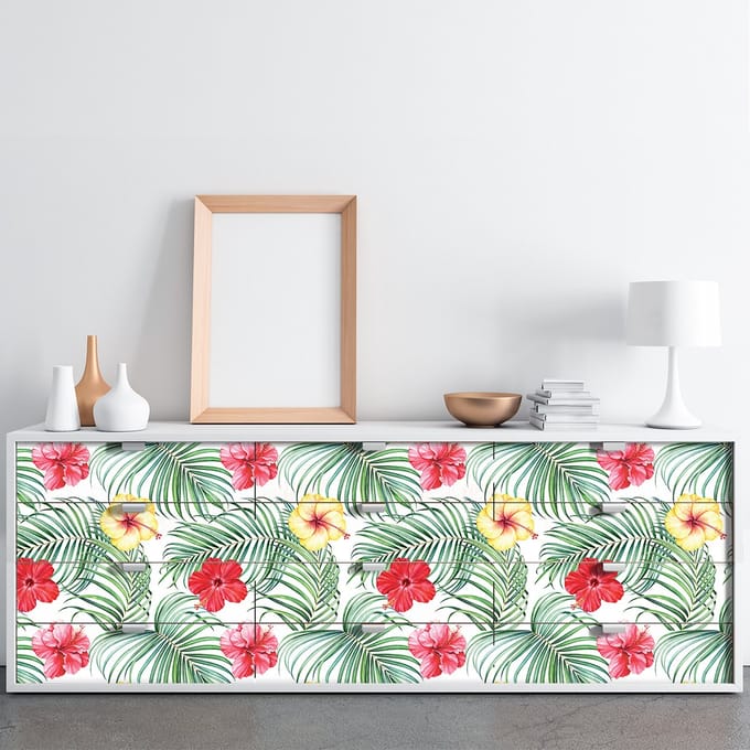 Tropische Pacorita meubelsticker, 40 x 60 cm