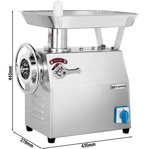 GGM Gastro Elektrischer Fleischwolf - Größe 22 - 250kg/h - 1,1 kW