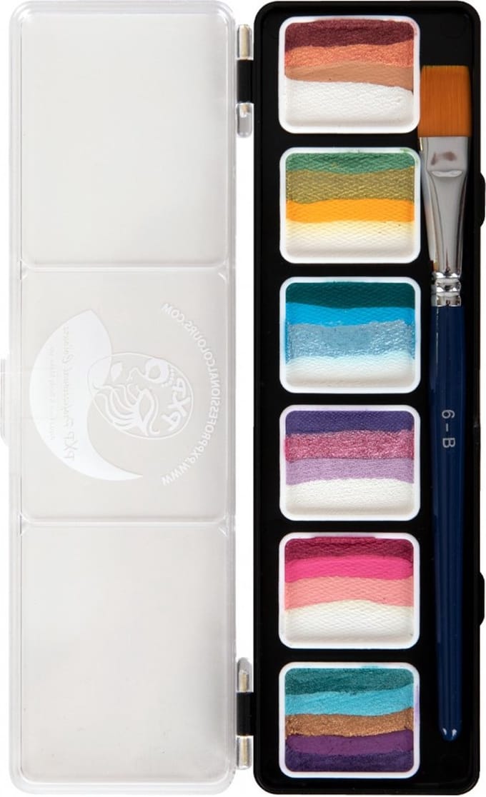 PxP by Ilse Kuster One Stroke Schmink Palette - Splitcake Palet