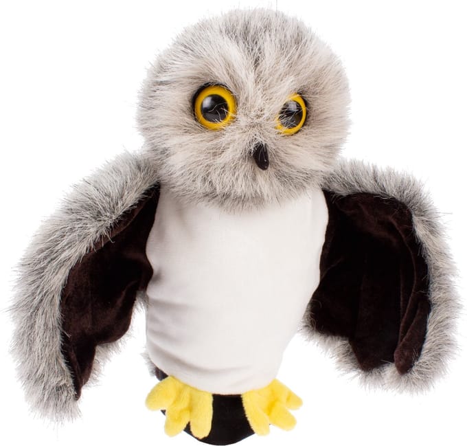 Beleduc Uil Speelhandschoen - Handpop