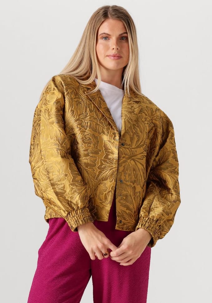 STUDIO AMAYA Odessa Jacket Gold Taglia: M | Blazers Outlet | Donna | Giallo