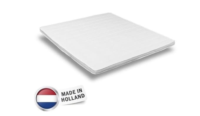 Topdekmatras - Topper 180x210 - NASA traagschuim 6cm - Medium