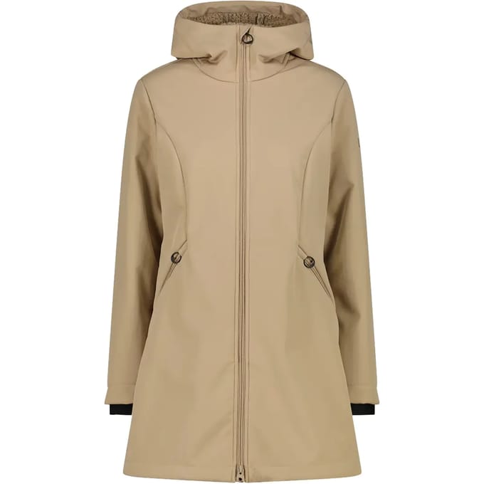 Dames parka met vaste capuchon CMP