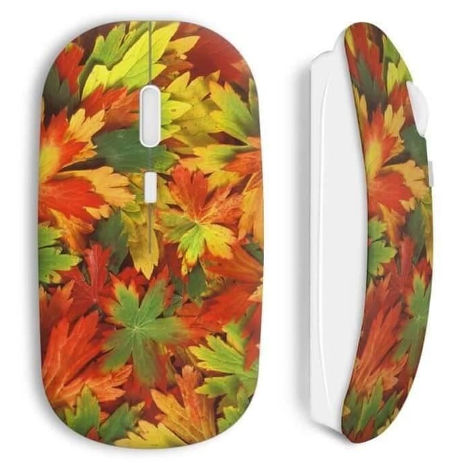Souris Sans Fil Feuilles d'automnelantern