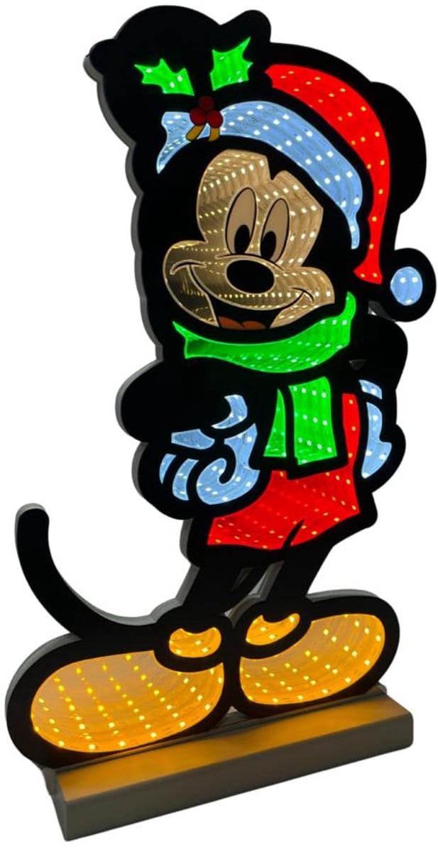 Kurt S. Adler kunststof infinity light - disney mickey mouse 40cm multi 1 stuk