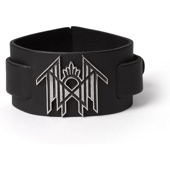 Sleep Token Lederen armband - Logo - voor Mannen - zwart