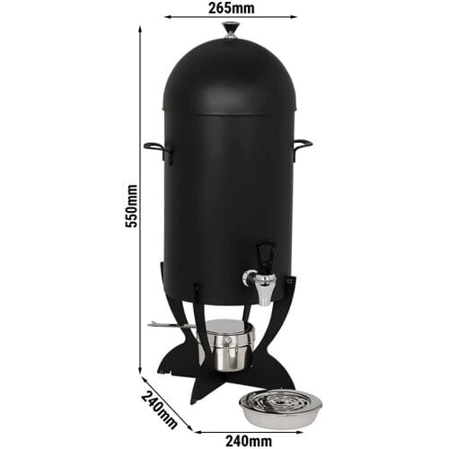 GGM Gastro Heißgetränkespender - 5 Liter - Schwarz