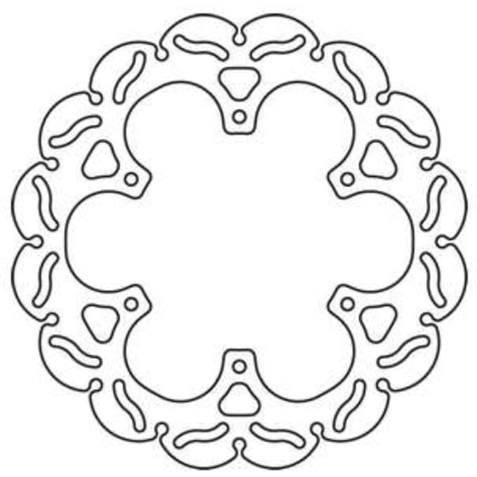 Remschijf TRW MST350RAC, 1 Stuk