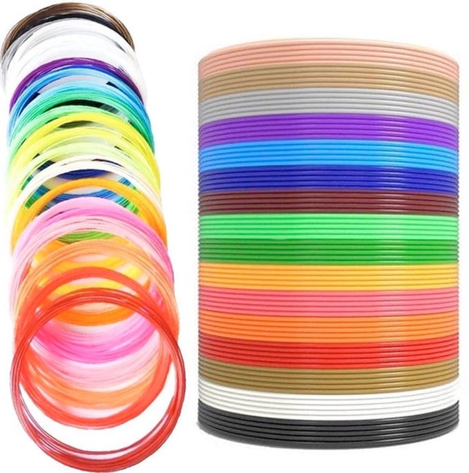 Fleau Kids 3D Pen Filament - 150 Meter - 30 Kleuren - PLA Vullingen 1.75mm - Starterspakket - Knutselpakket - 3D Printer