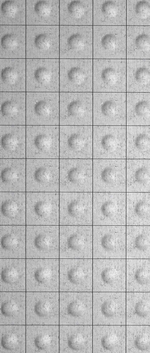 Fotobehang Abstract Modern Grey Pattern | DEUR - 211cm x 90cm | 130g/m2 Vlies