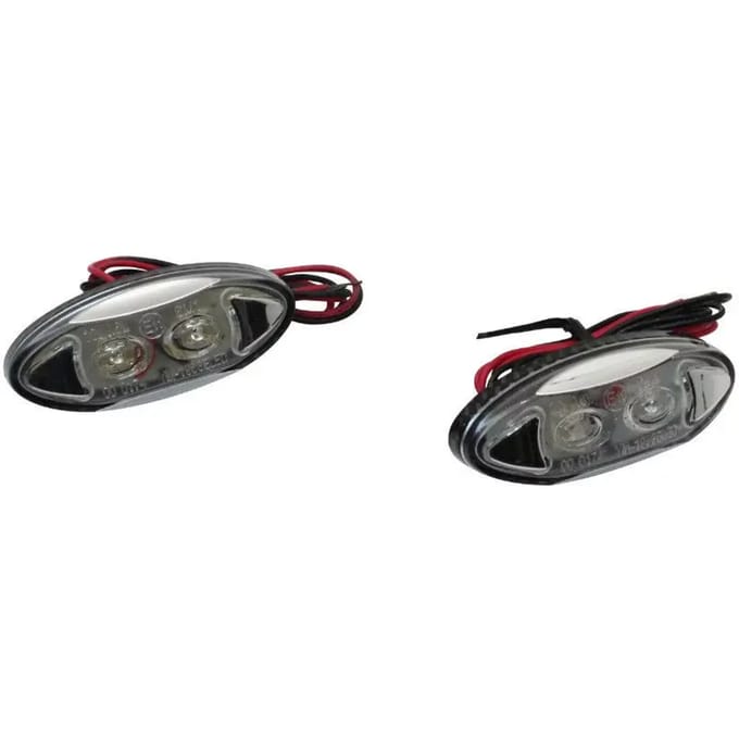 Paar ovale 2 led knipperlichten Replay Universel