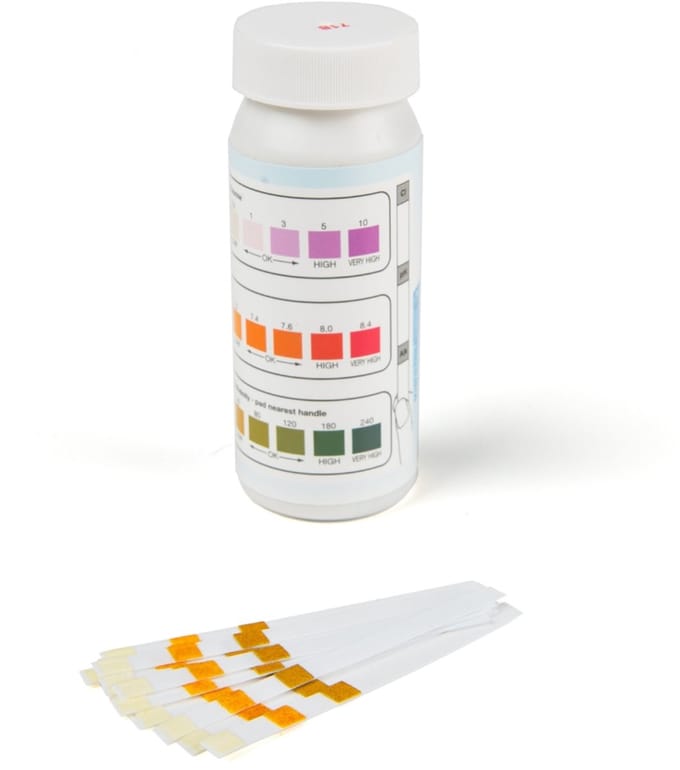 Comfortpool - Zwembad Teststrips - 3-in-1 - pH, chloor, alkaliteit - 50 strips