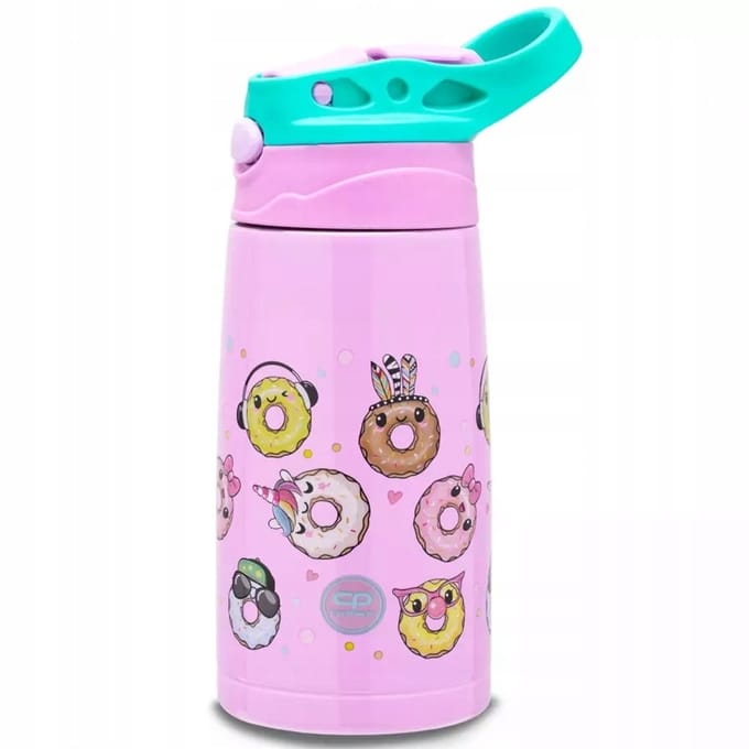 Coolpack Drinkfles Happy Donuts 350ml - BPA-vrij, RVS