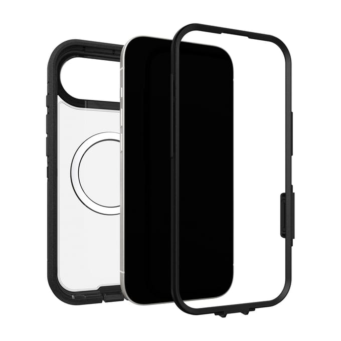 OtterBox Defender Pro XT Clear Camera Control Apple iPhone Air Dark Side - clear/black - ProPack