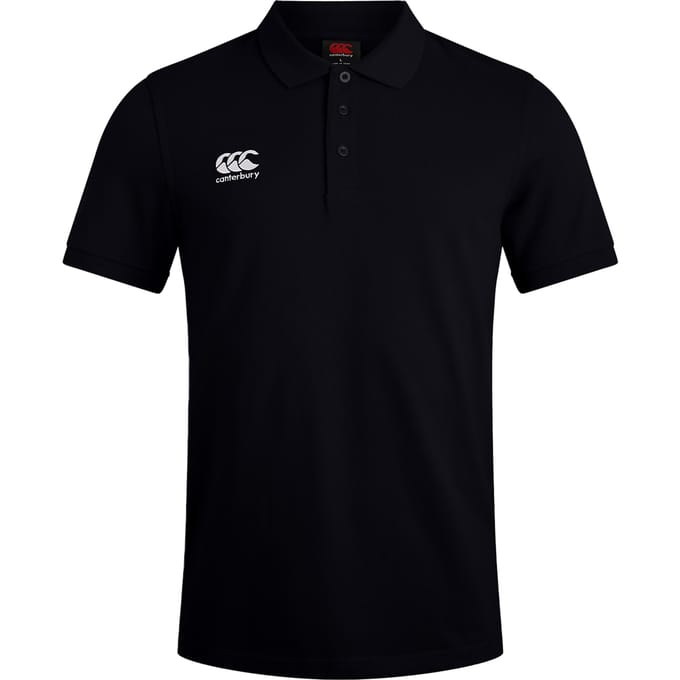 Canterbury Heren Waimak Polo Shirt (Zwart)
