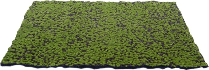 My Village | Mosmat kunst groenbruin | 70x50cm