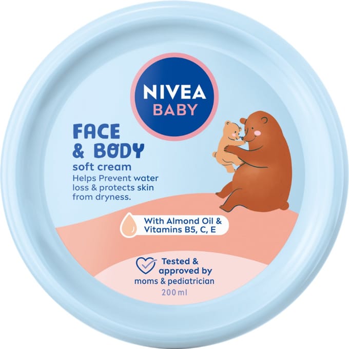 369549 Nivea Crème de Soin Visage et Corps Bébé 200