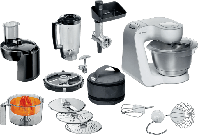 Bosch MUM 5 - MUM58251 - Serie 4 - Keukenmachine - 1000 W - Wit - Zilver
