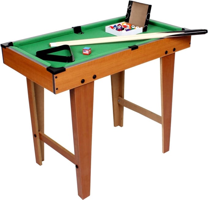 Merco - Pooltafel Biljart - Mini 69 - Hout met tafelpoten