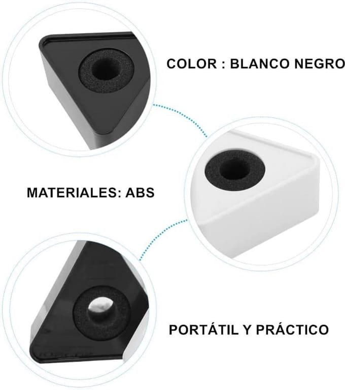 Microfoonstation 2x, Driehoekig en Vierkant, Handheld en Karaokepodium - Eenvoudig en Praktisch