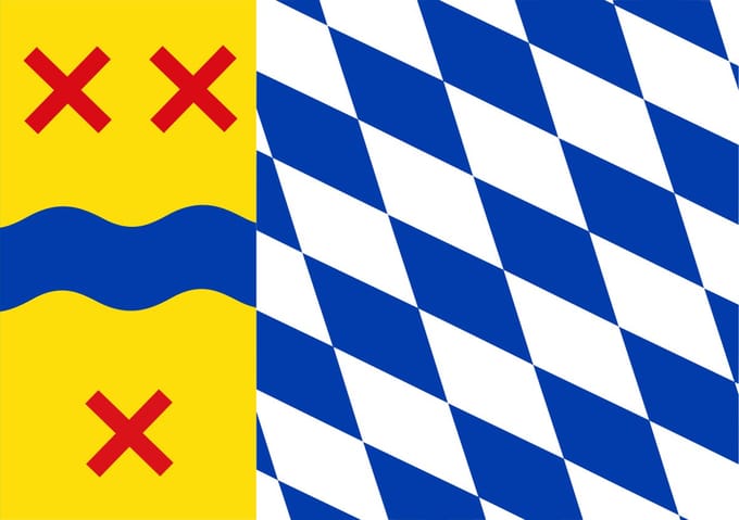 Vlag Hoeksche Waard 70x100cm