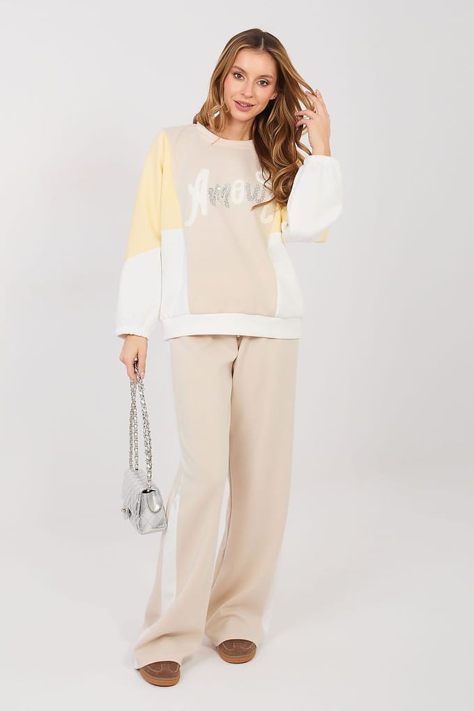 Luna Lounge Set - Beige / One Size