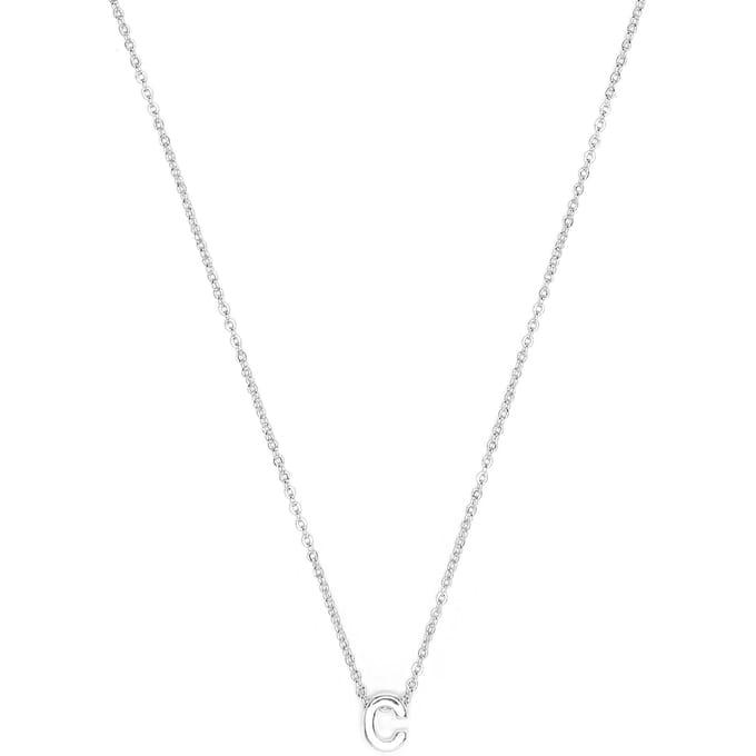 Luxenter Ketting met zilveren afwerking - Alphabet
