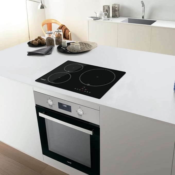 Inductiekookplaat - Kookzone - Snel Koken - 9 Vermogensniveaus - 60 cm - Zwart