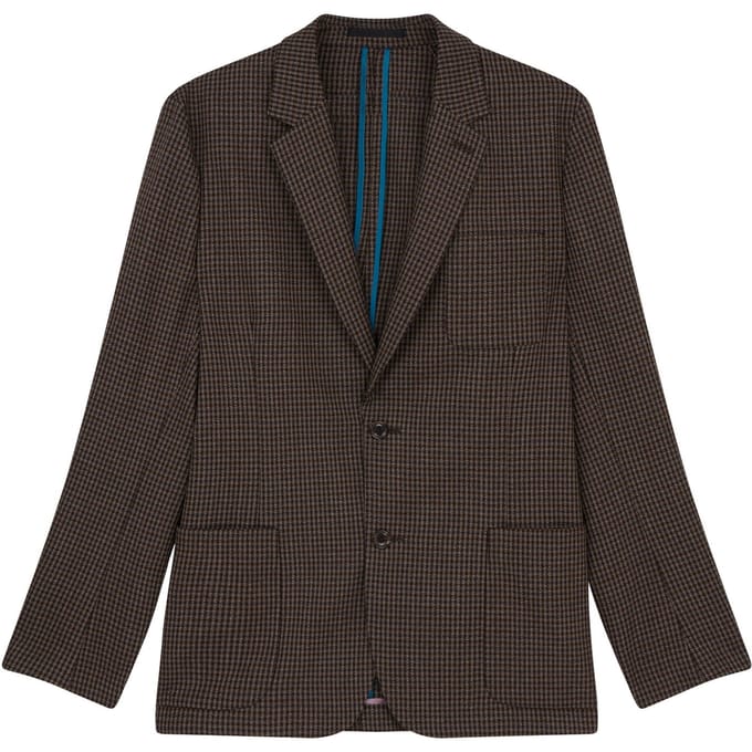 Paul Smith Mens 2 Button Jacket Hazelnut Maat: 48 | Blazers Outlet | Heren | Bruin