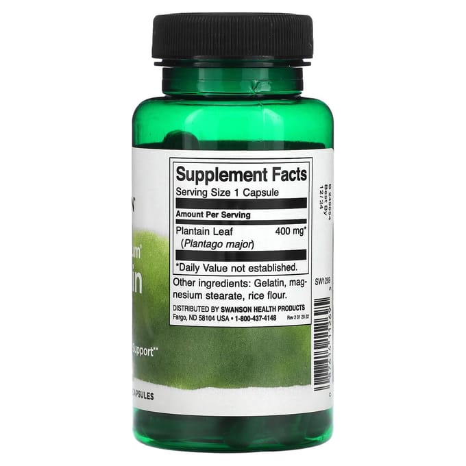 Volledig Spectrum Weegbreeblad, 400 mg, 60 capsules