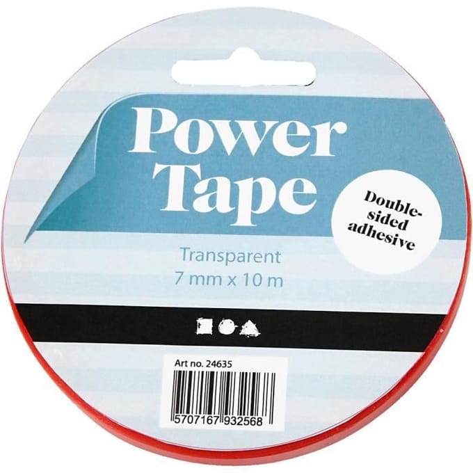Creativ Company Double Sided Adhesive Stroom Tape 7mm 10m
