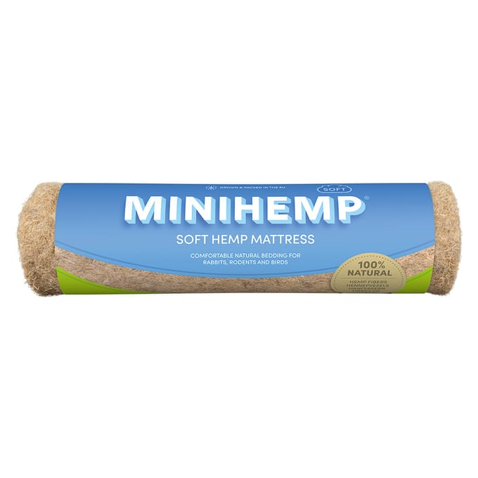 2x MiniHemp Soft hennep matras 2-pack à 40x 100cm klein dier