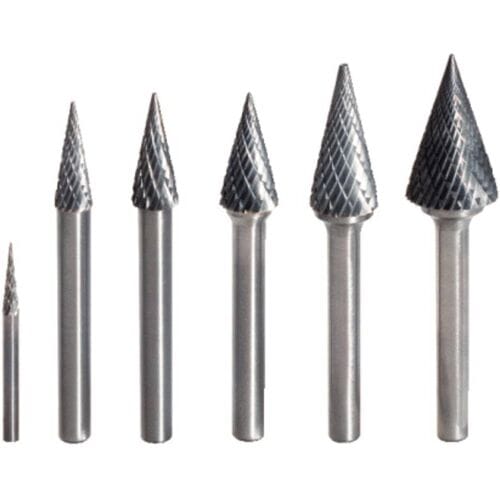 KS Tools 515.3273 Freesstift Hardmetaal Lengte 65 mm Afmeting, Ø 6 mm Werklengte 42 mm Schachtdiameter 6.0 mm