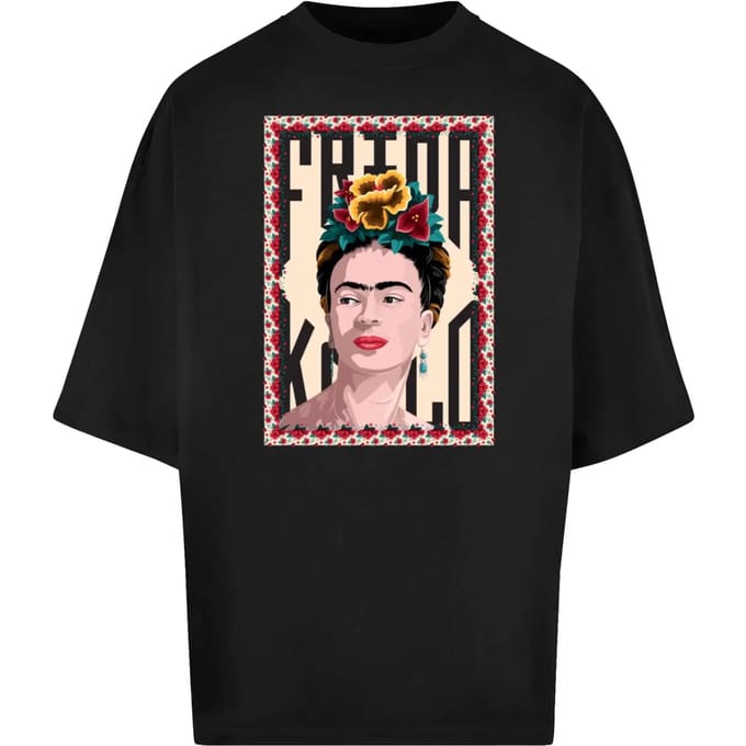 T-shirt Merchcode Frida Kahlo - Frame one Huge