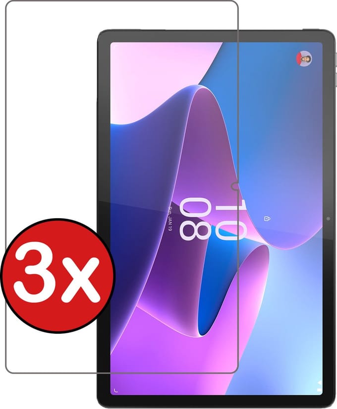 Screenprotector - 3 Stuks - Geschikt voor Lenovo Tab P11 Pro (2e / 2nd Generatie) - Extra Sterk - Beschermglas - Gehard Glas - Tempered Glass - Screen Protector
