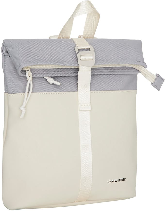 New Rebels Ferron - Los Angeles Rolltop Backpack Mini Beige