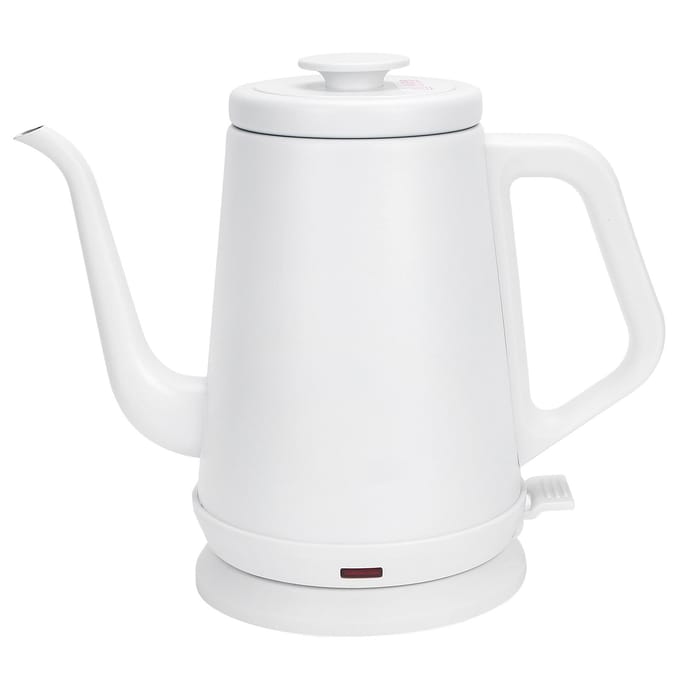 Witte Waterkoker Roestvrij Staal Automatische Uitschakeling Elektrische Koffie Waterkoker white