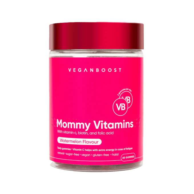 Veganboost Hair Vitamins Mommy Watermeloen - 60 gummies