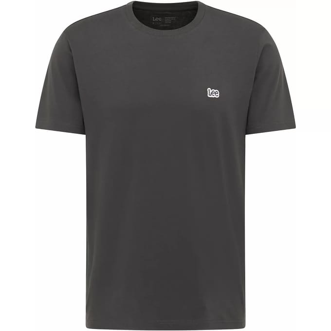 Lee Patch Logo T-shirt Met Korte Mouwen Grijs 2XL / Regular Man