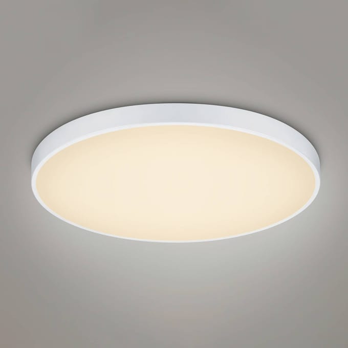 Trio Lighting LED plafondlamp Waco, CCT, Ø 75 cm, mat wit