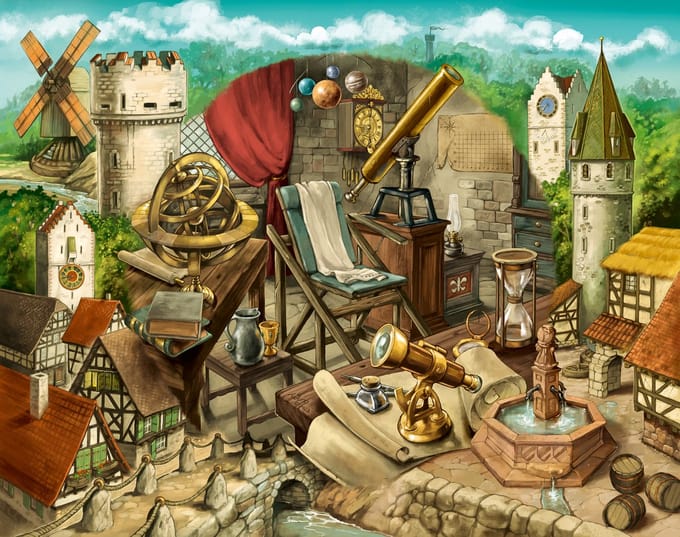 Ravensburger Escape spel Escape the Circle Anno 1683 puzzel.