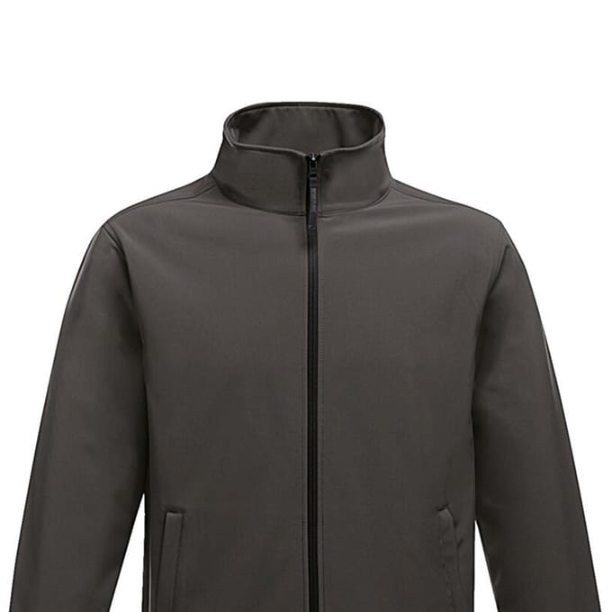 Regatta Dames/Dames Ablaze bedrukbare Soft Shell jas (Afdichting Grijs/Zwart)