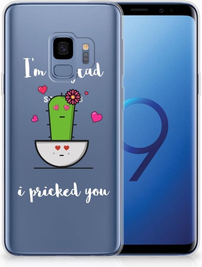 Samsung Galaxy S9 Telefoonhoesje met Naam Cactus Glad