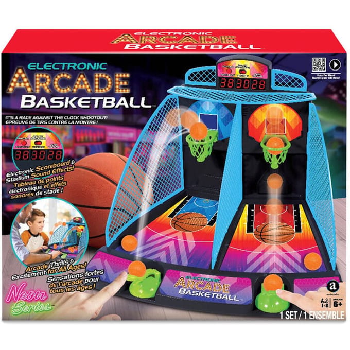 Basketball Electronic Arcade Spel - Neon - 2 Players
