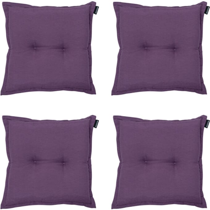 Madison - Zitkussen Panama purple - Ca. 50x50 cm - Set van 4
