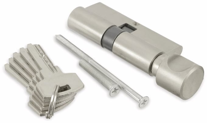 MASTERPROOF Veiligheidscilinder met draaiknop 1017-PJXY, 70 mm