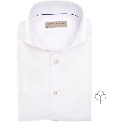 John Miller Overhemd Cutaway Collar Cotton Oxford Wit / male