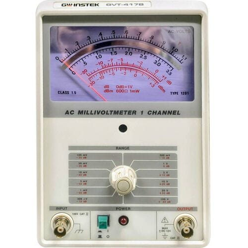 GW Instek 01VT417B00GS GVT-417B Millivoltmeter 1 stuk(s)