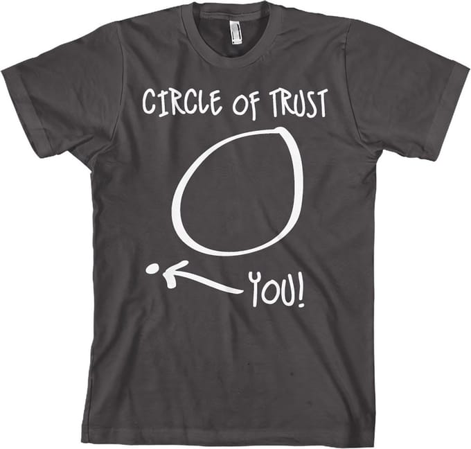 Hybris Circle Of Trust T-shirt donkergrijs
